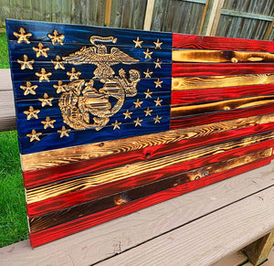 Marine Corps US Flag 19x36