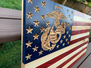 Marine Corps US Flag 19x36