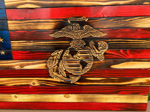 Marine Corps US Flag 19x36