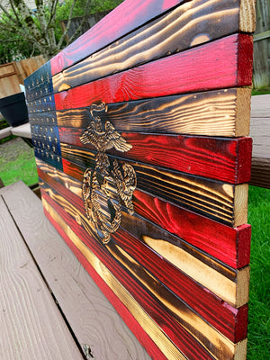 Marine Corps US Flag 19x36