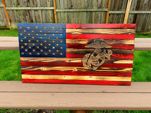 Marine Corps US Flag 19x36