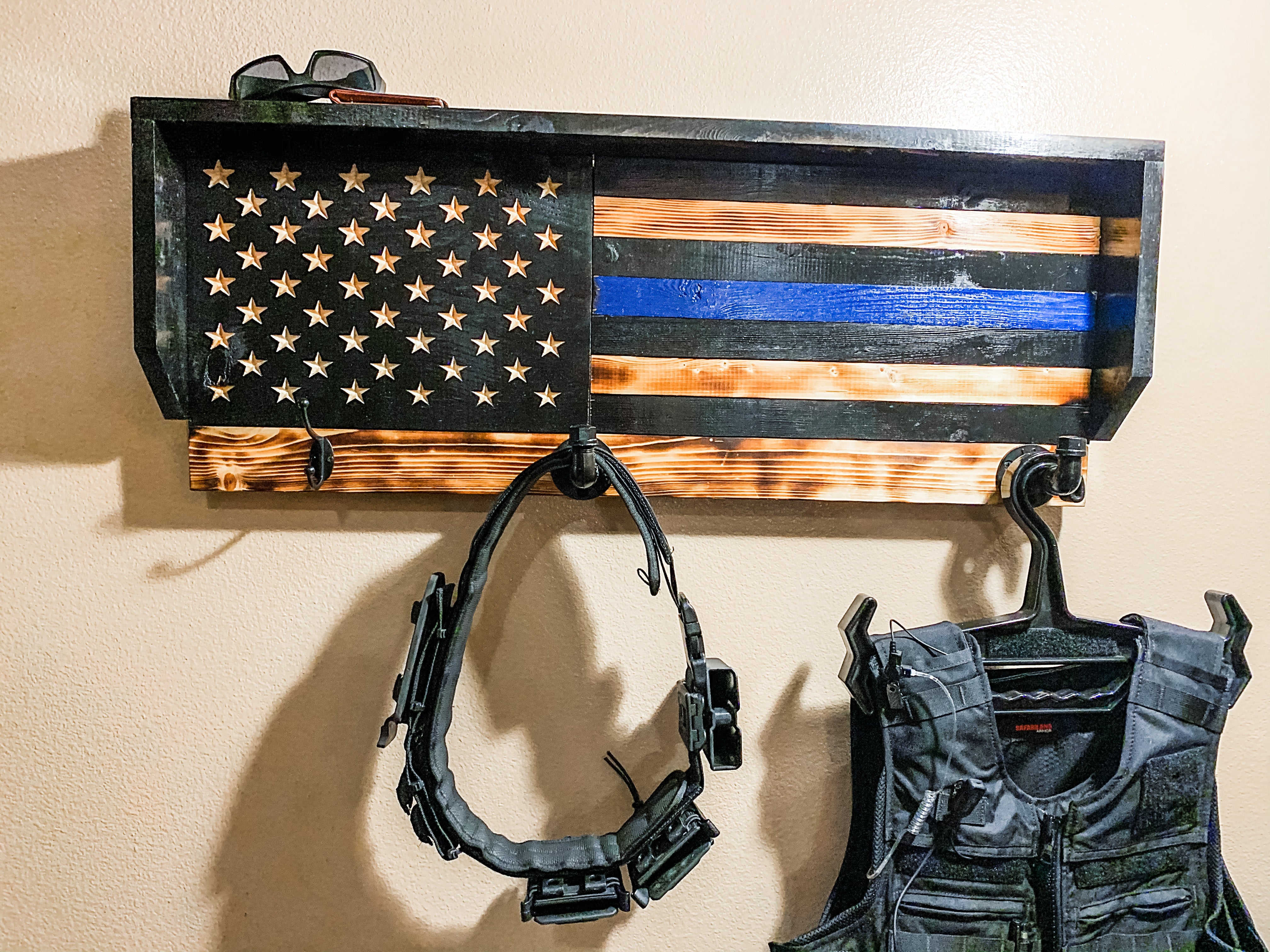 Law Enforcement Gear Rack