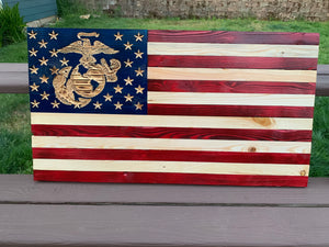 Marine Corps US Flag 19x36